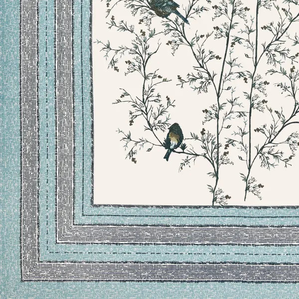 Green_Cotton_Avian_Harmony_Double_Bedsheet_With_Pillow_Cover_70X100_Cm